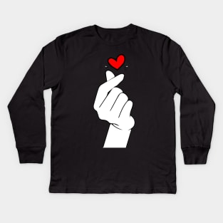 K-LOVE Hand Kids Long Sleeve T-Shirt